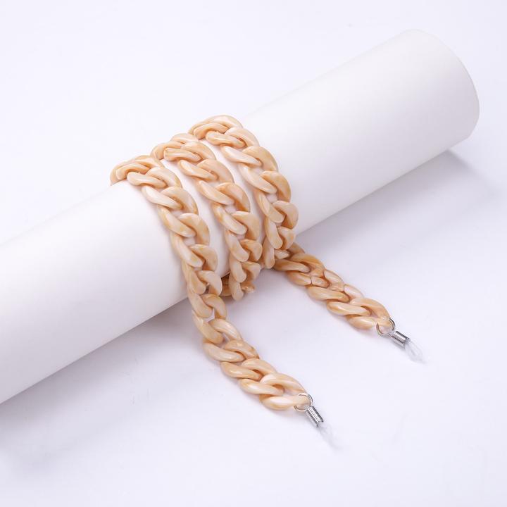 Actual product image Vanessa Beauty Sunglasses chain - Sand