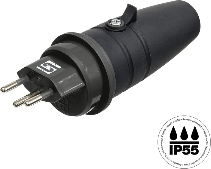 Actual product image Steffen Mains plug (Type 13)
