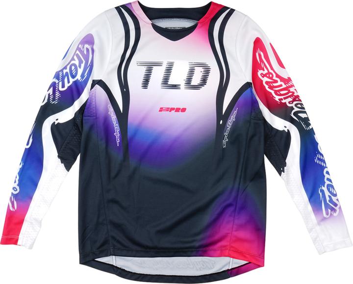 Produktbild Troy Lee Designs GP Pro Jersey, Drip, black/purple, youth XS (XS)