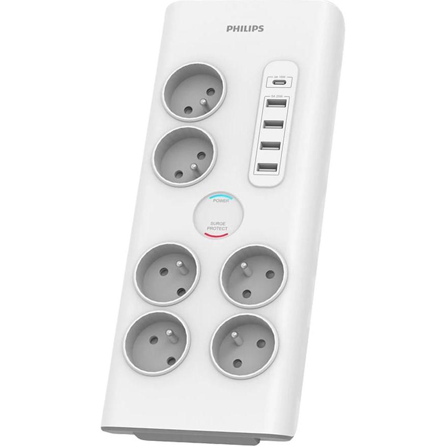 Thumbnail - Philips, Steckdosenleiste, SPN7060WA/60 (6 x, USB, 2 m)