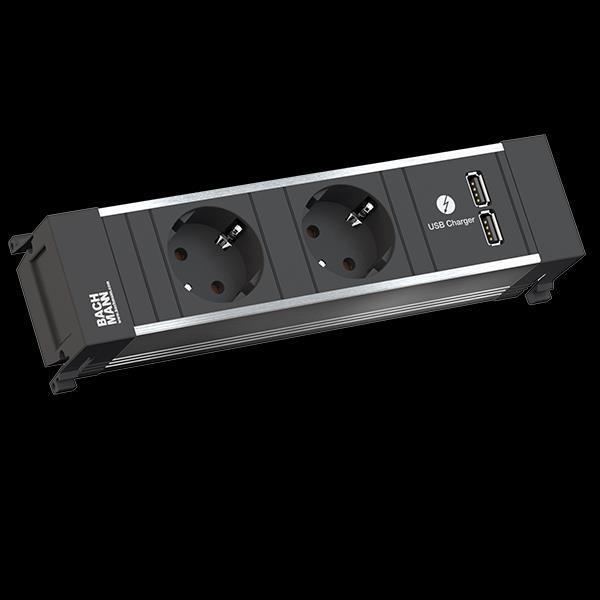 Produktbild Bachmann Power Frame- Power Strip (2 x, CEE 7/3, 2 m)