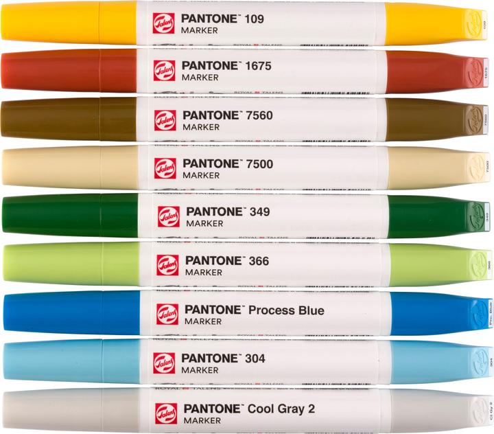 Produktbild Talens Pantone Marker 9x Set Nature, Strichstärke: Keine Angabe (9x)