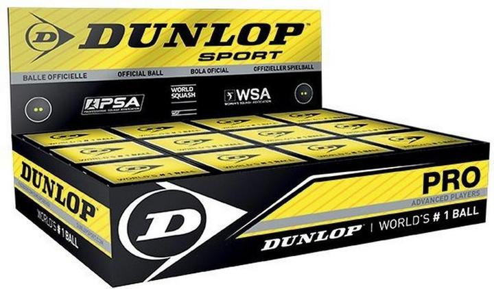 Produktbild Dunlop Pro Squash Ball, 12er Pack
