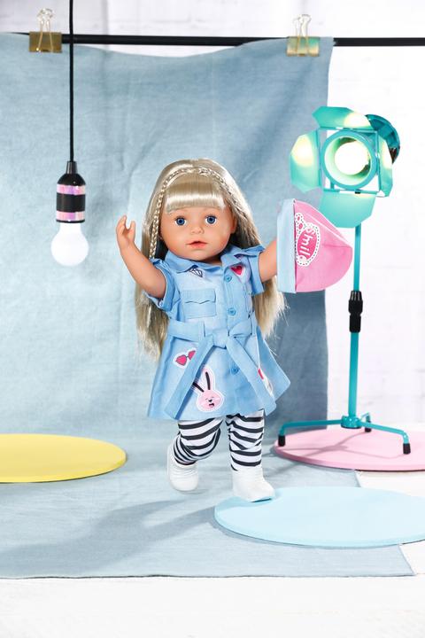 Actual product image Zapf Creation BABY born Deluxe Jeans Dress, 43cm