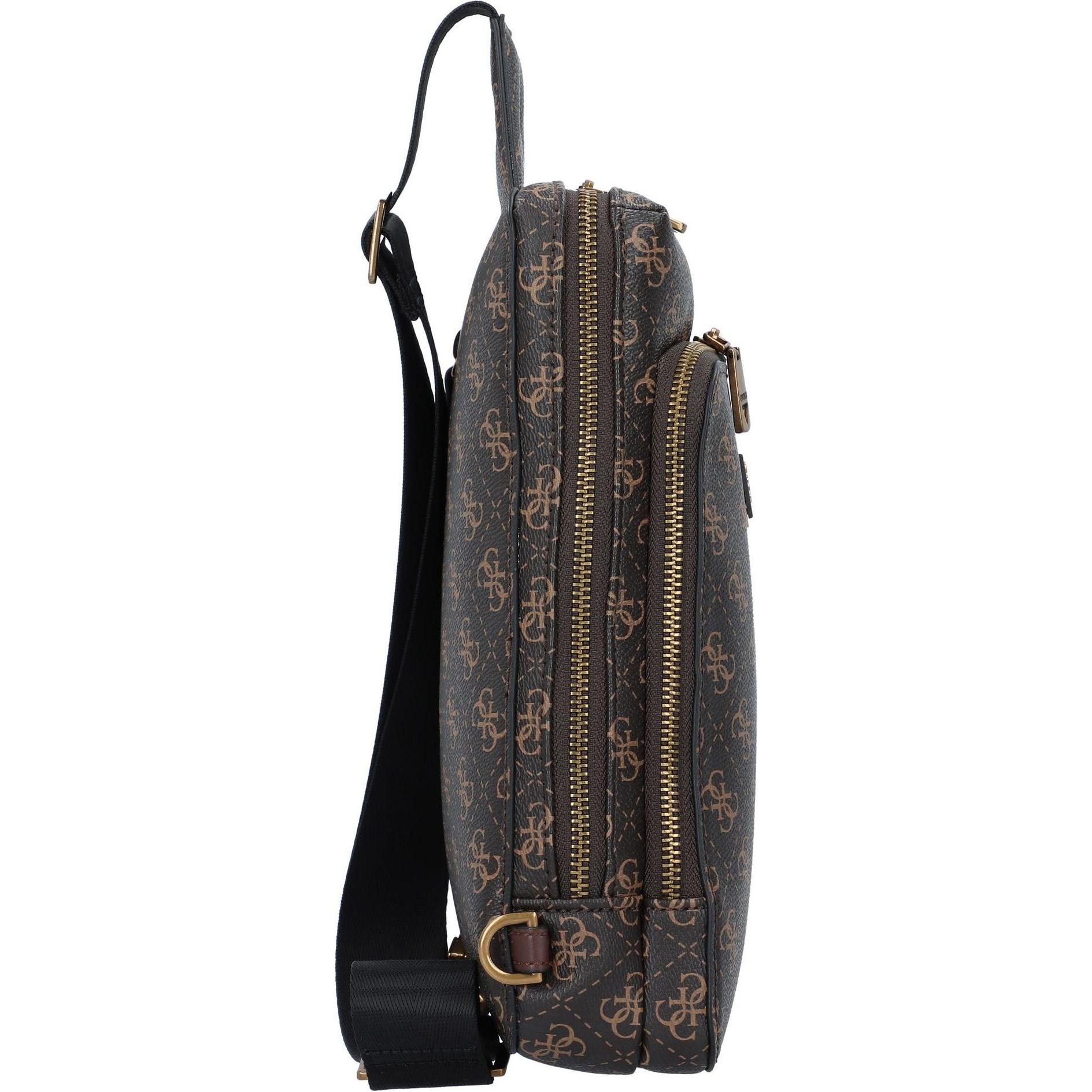Thumbnail - Guess, Handtasche, Milano Umhängetasche 33 cm, Braun