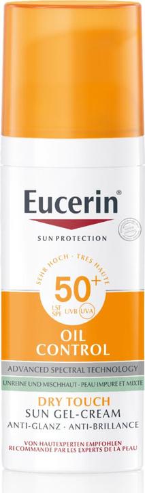 Eucerin Contrôle de l'huile (Crème solaire visage, SPF 50+, 50 ml)
