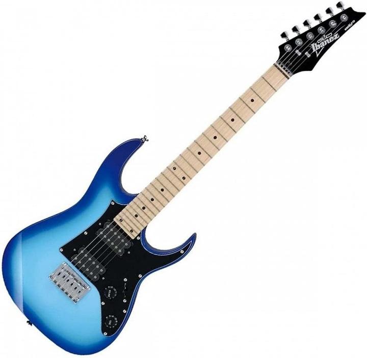 Productafbeelding Ibanez gitaar Micro GRGM21-BLT Blauw Burst (Elektrische gitaar)