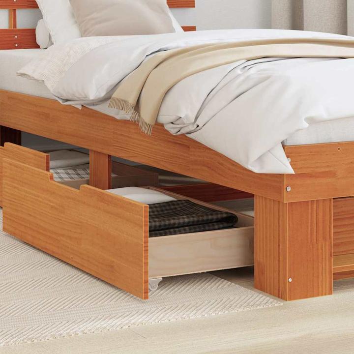 Image du produit vidaXL Holzbett (90 x 190 cm)