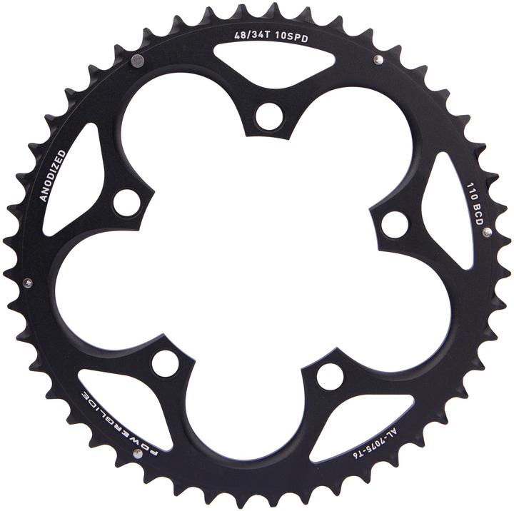 Actual product image Sram Road chainring 110mm bolt circle (48)