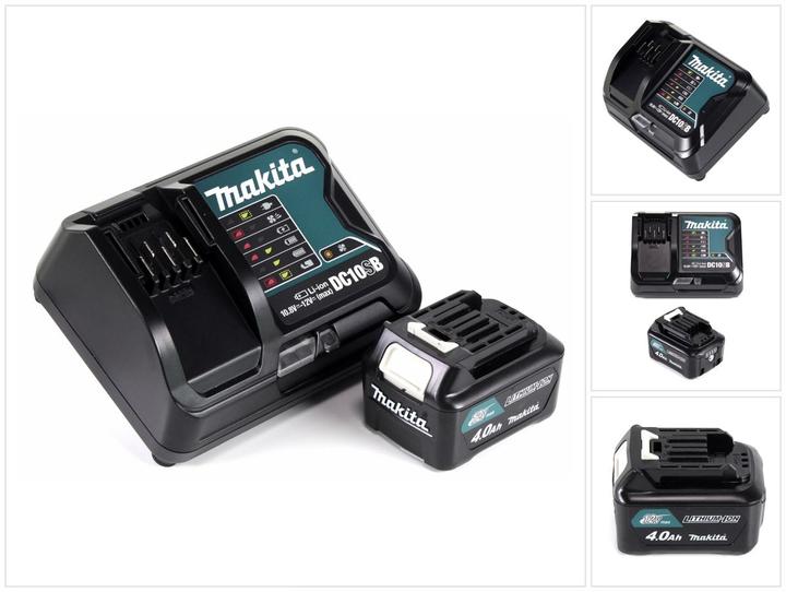Makita Power Source Kit 12V mit 1x BL1041B Akku 4,0Ah + DC10SB Ladegerät (12 V)