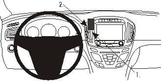Produktbild Brodit 854977 Pro Clip Opel Insignia 14