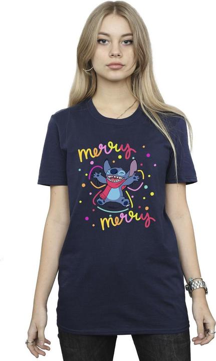 Produktbild Disney Lilo & Stitch Merry Rainbow TShirt (L)