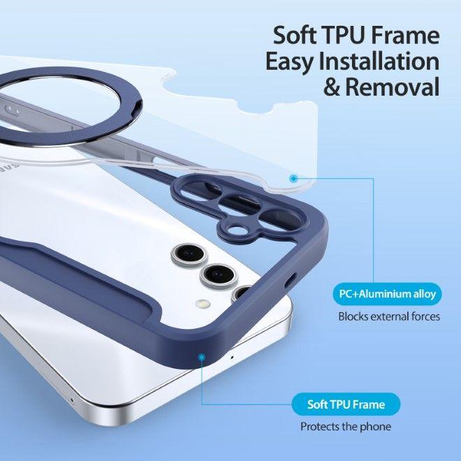 Actual product image Dux Ducis Skin X Pro Magnetic Stand Lederhülle (Samsung Galaxy S25+)