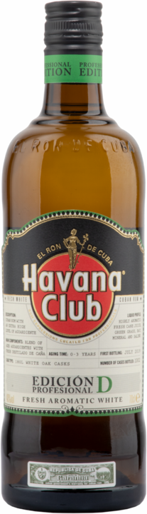 Actual product image Havana Club Edicion Profesional D Fresh & Aromatic White Rum