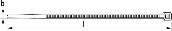 Image du produit Fischer Colliers de serrage BN (L x l) 350 mm x 7.6 mm Couleur : Transparent 100 pcs. (Serre-câbles métalliques, 350 mm, 100 pcs)