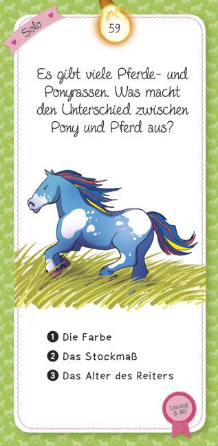 Produktbild Das Quiz der Pferde und Ponys (Deutsch, 2 - 5 Spieler)