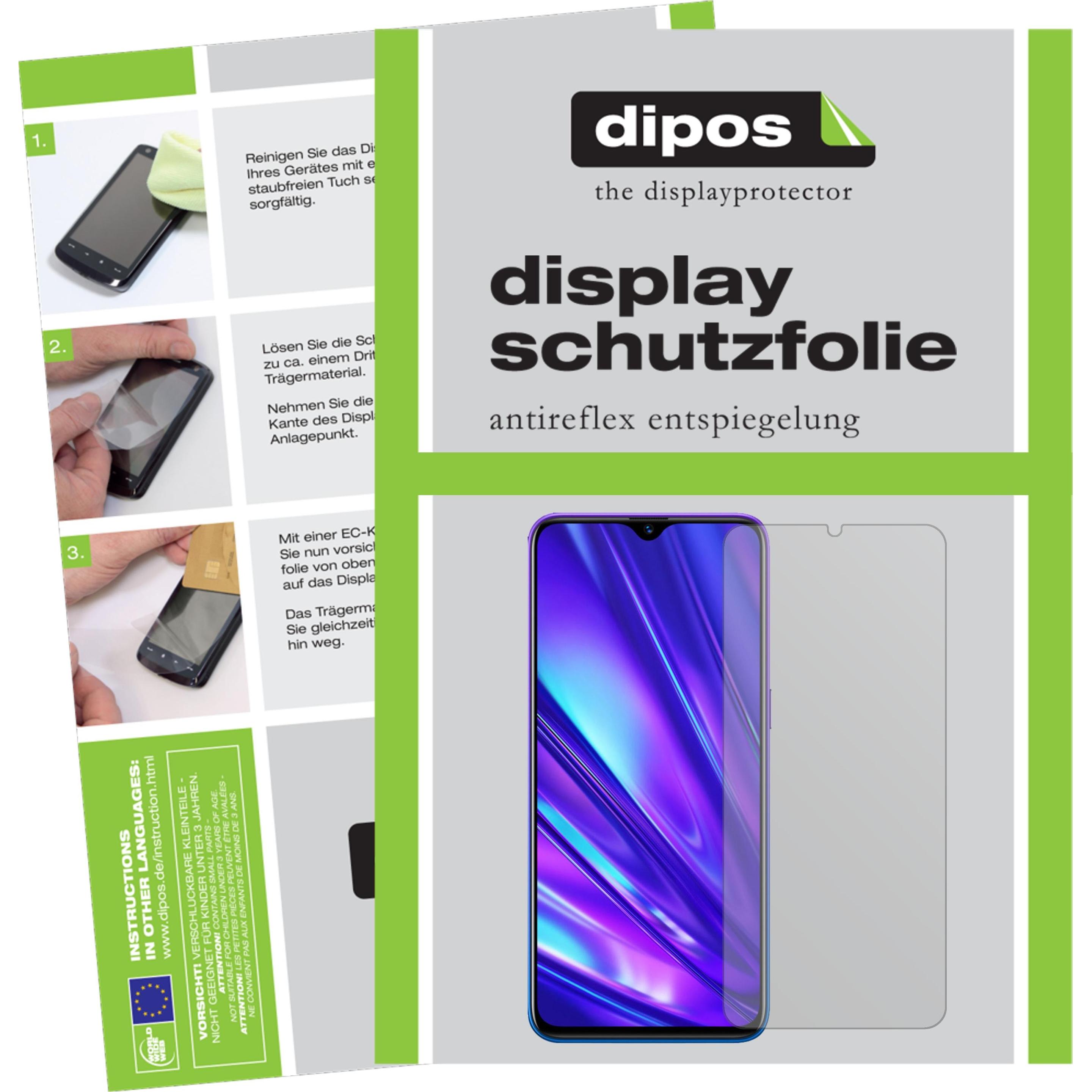 Dipos Displayschutzfolie Antireflex (6 Stück, Realme 5s), Smartphone Schutzfolie, Transparent