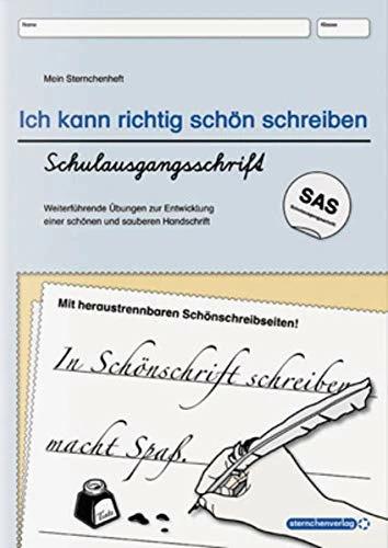 Immagine prodotto Ich kann richtig schön schreiben - Schulausgangsschrift SAS (Tedesco, Katrin Langhans, 2019)