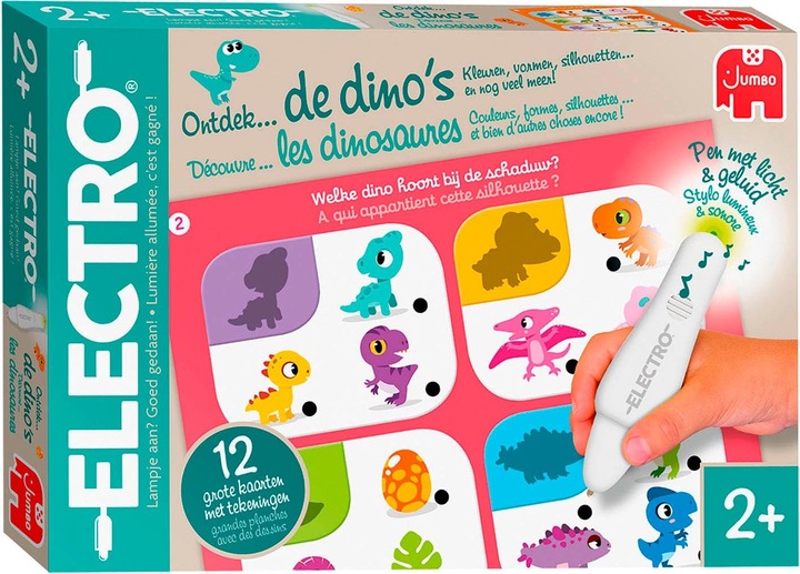 Productafbeelding Jumbo Electro Wonderpen - Ontdek de Dino's (Frans, Duits)
