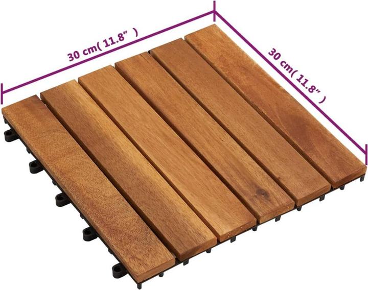 vidaXL Cordelia (10 x, 30 x 30 cm)