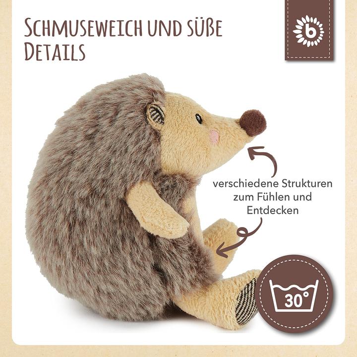 Image du produit Bieco Peluche hérisson Piksi avec hochet (12 cm)