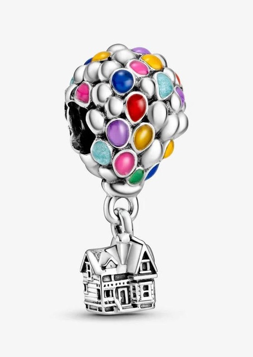 Actual product image Pandora Disney Pixar’s Oben Haus und Ballon (Silver 925, Enamel)