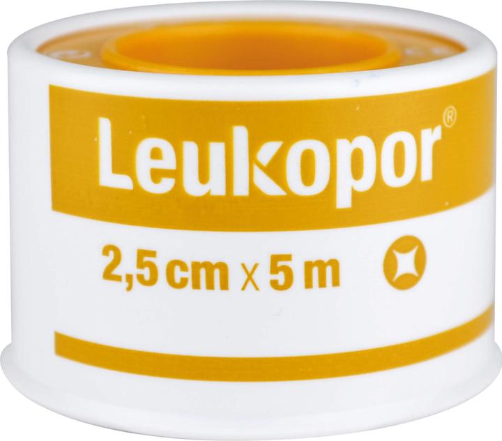 Immagine prodotto BSN Leukopor 2,5 cm x 5 m per il fissaggio delle bende, 1 pz. di gesso (1 x)