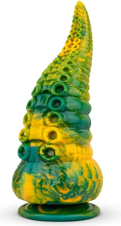 Actual product image Mythical Mates Tentacle Delight Green & Yellow