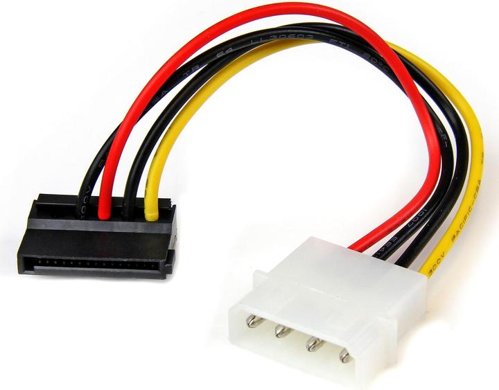 Actual product image StarTech Lp4 To Left Angle Sata Adapter (15.20 cm, SATA)