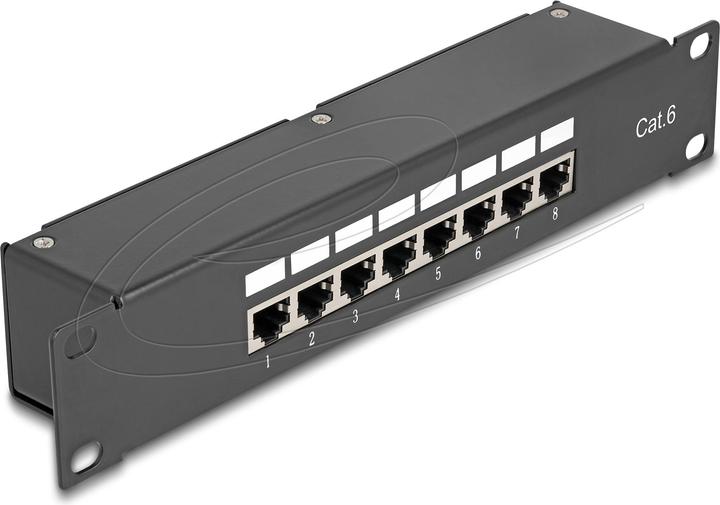 Immagine prodotto Delock Pannello patch di accoppiamento da 10" 8 porte Cat.6