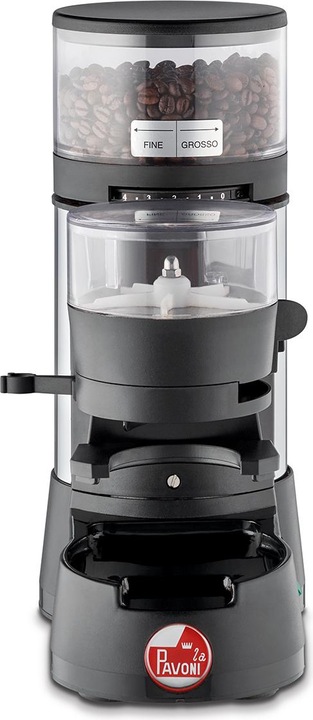 Produktbild La Mer Pavoni Smeg LPGJDL01EU koffiemolen 95 W Zwart, Zilver (EU-Stecker)