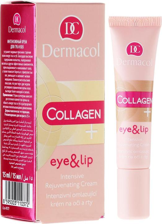 Actual product image Dermacol Collagen+ Eye & Lip (Eye Care Cream, 15 ml, Day)
