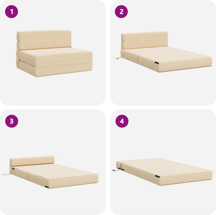 Produktbild vidaXL Klappsofabett