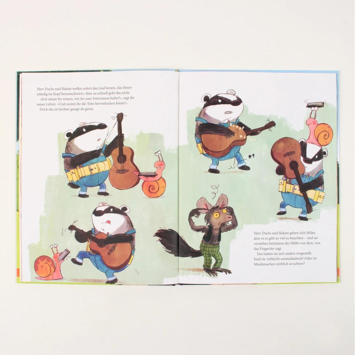 Thumbnail - Dachs und Rakete - Zusammen sind wir der Hit!, Kinderbücher von Jörg Isermeyer