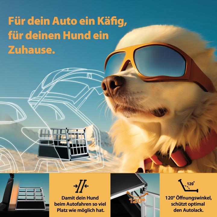 Image du produit Cadoca Chenil pour chiens (Chien, Fermeture de sécurité)