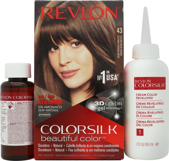 Image du produit Revlon Professional COLORSILK encre #43-castaño medio dorado (43)