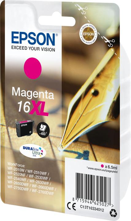 Actual product image Epson 16XL DuraBrite Ultra (M)