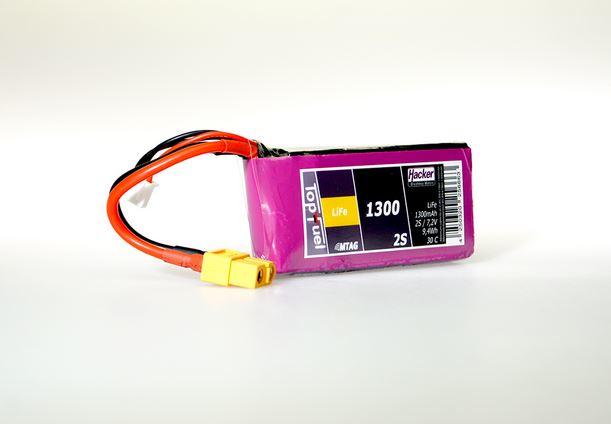 Actual product image Hacker TF LiFe 1300mAh 2S MTAG (6.60 V, 1300 mAh)