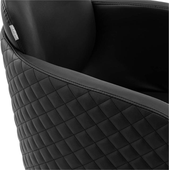 Actual product image Physa Salon Chair with Footrest - Winsford Black