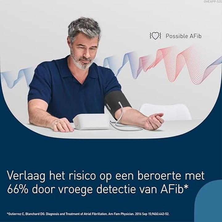 Actual product image Omron Smart AFib Upper Arm Blood Pressure Monitor with Clinical Validation (Blood pressure monitor upper arm)