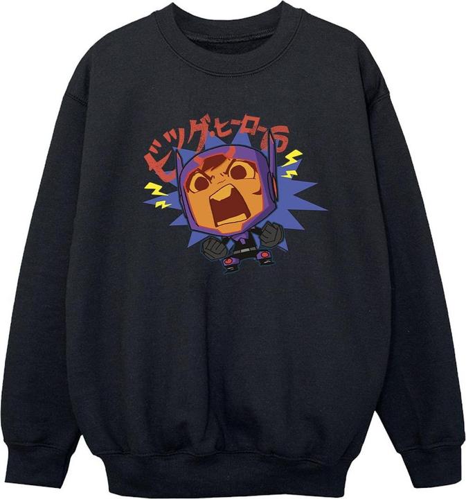 Produktbild Disney Big Hero 6 Baymax Hiro Angry Manga Sweatshirt Mädchen (116)