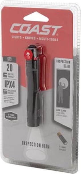 Actual product image Coast G19 torch (10.20 cm, 54 lm)