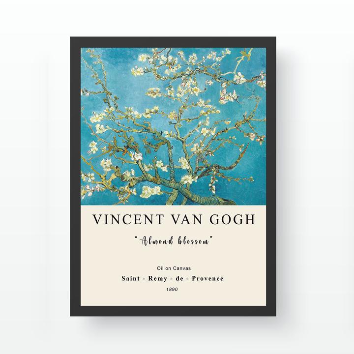 Productafbeelding Wallxpert Vincent Van Gogh Framed Painting (35 x 45 cm)
