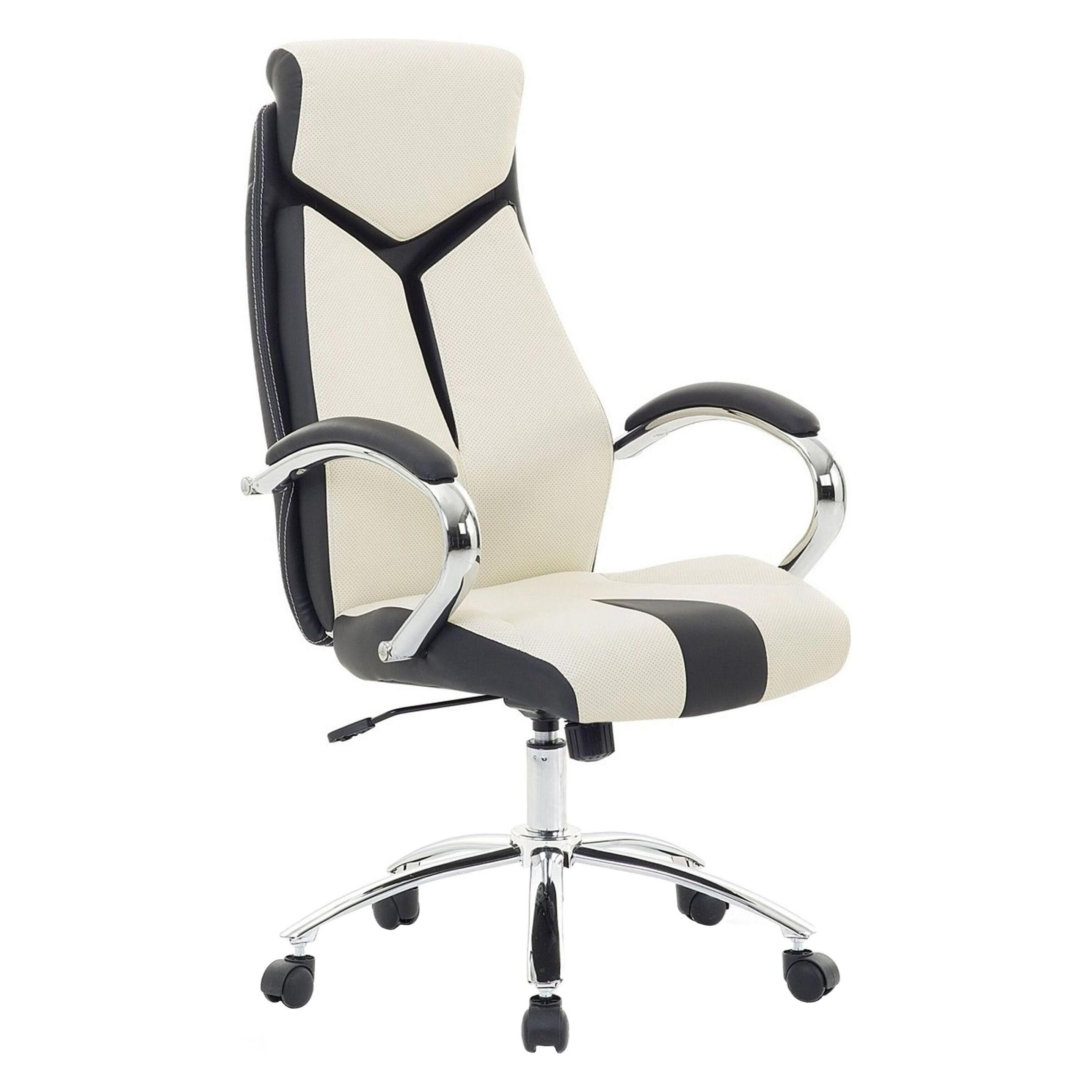Beliani, Bureaustoel, Bureaustoel Beige (49 - 59 cm)