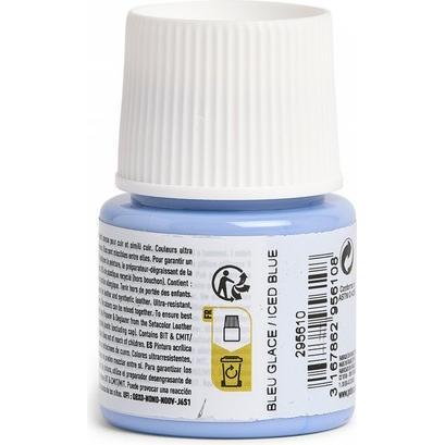 Thumbnail - Pebeo, Künstlerfarbe + Bastelfarbe, SetaCuir Lederfarben (Eisblau, 45 ml)