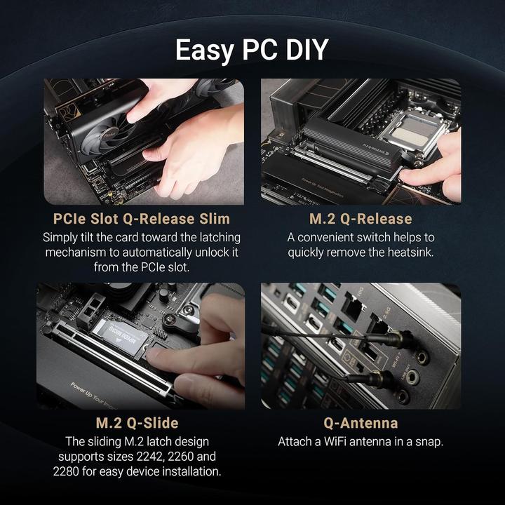 Produktbild ASUS ProArt X870E-CREATOR WIFI (AM5, AMD X870E, ATX)