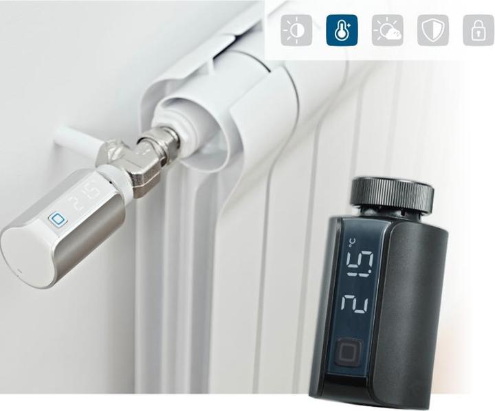 Actual product image Homematic IP Radiator thermostat Evo, anthracite