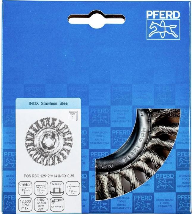 Immagine prodotto Pferd Rundbürste (0,35 mm)