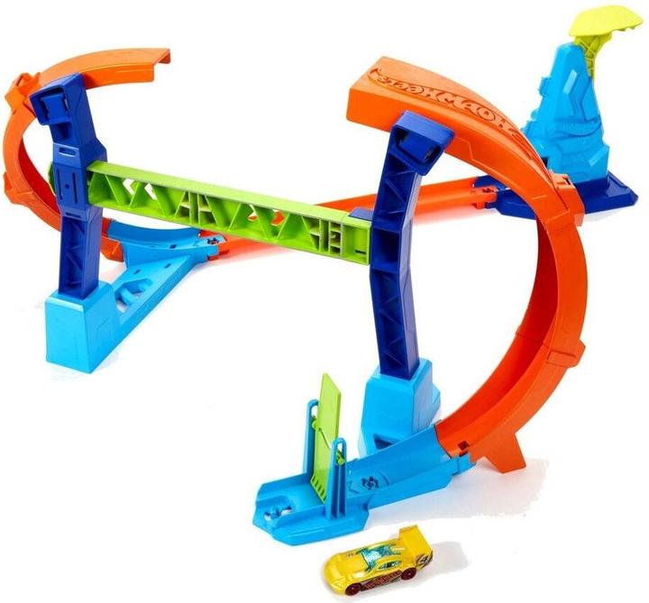 Actual product image Hot Wheels Corkscrew Jump Champion