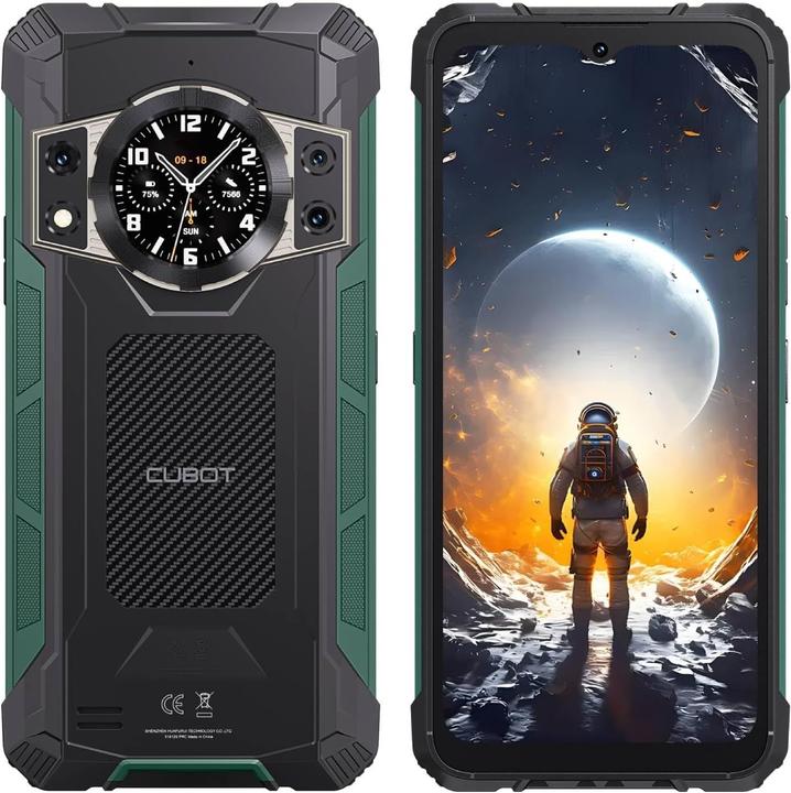 Actual product image Cubot Smartphone KING KONG ACE 2 6,56 6 GB RAM 128 GB (128 GB, Green, 6.56", Dual SIM, 4G)